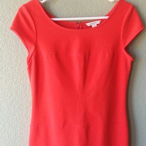Vivid RED Cap Sleeve Shift